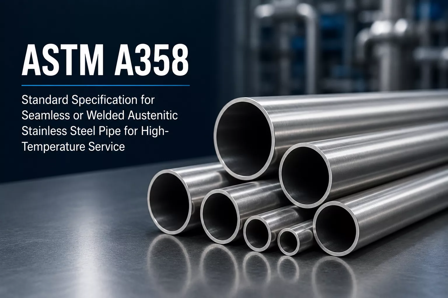 ASTM A358 EFW Stainless Steel Pipe