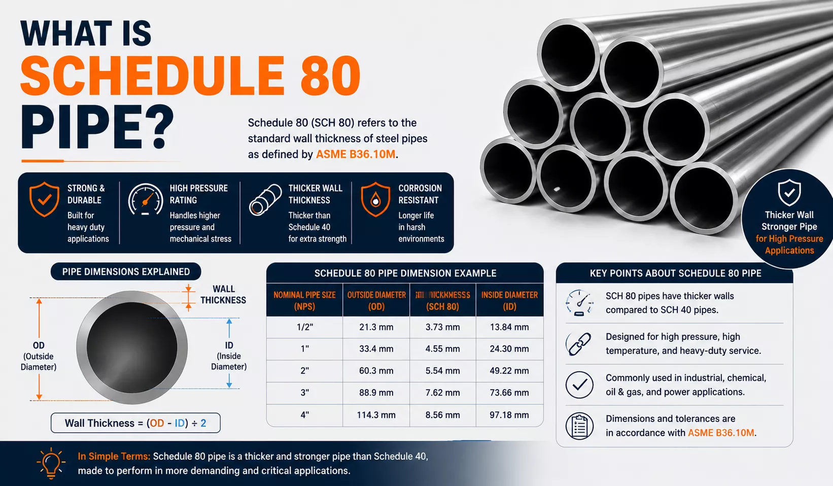 What Is Schedule 80 Pipe