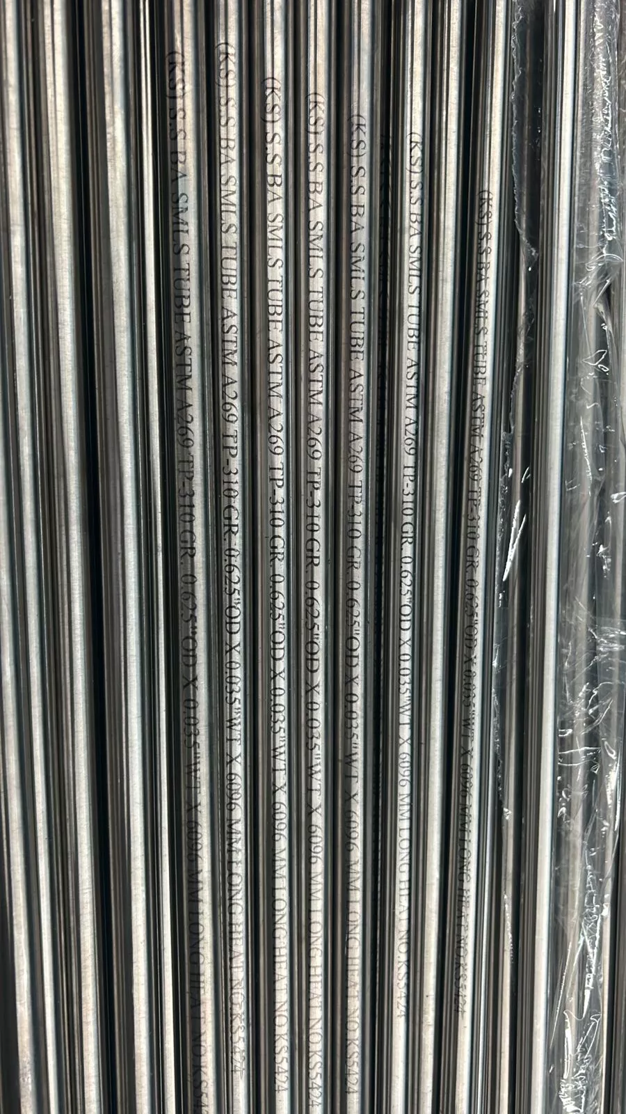 SS 310 tubes stock and packing at Kamal Steels