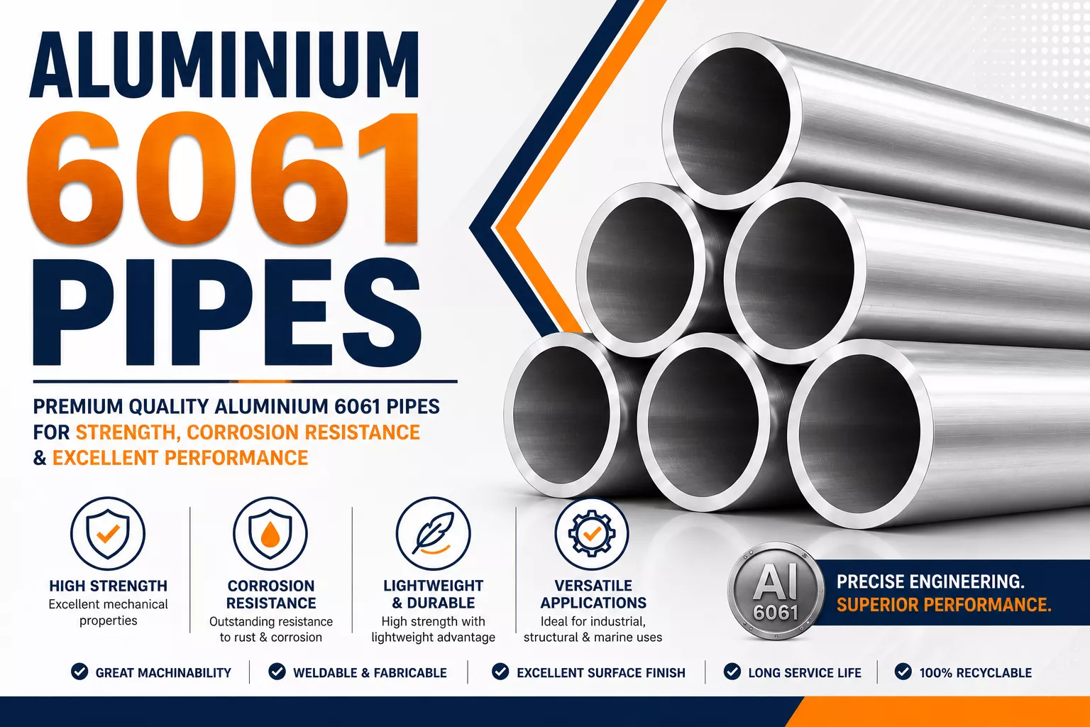 Aluminium 6061 Pipes