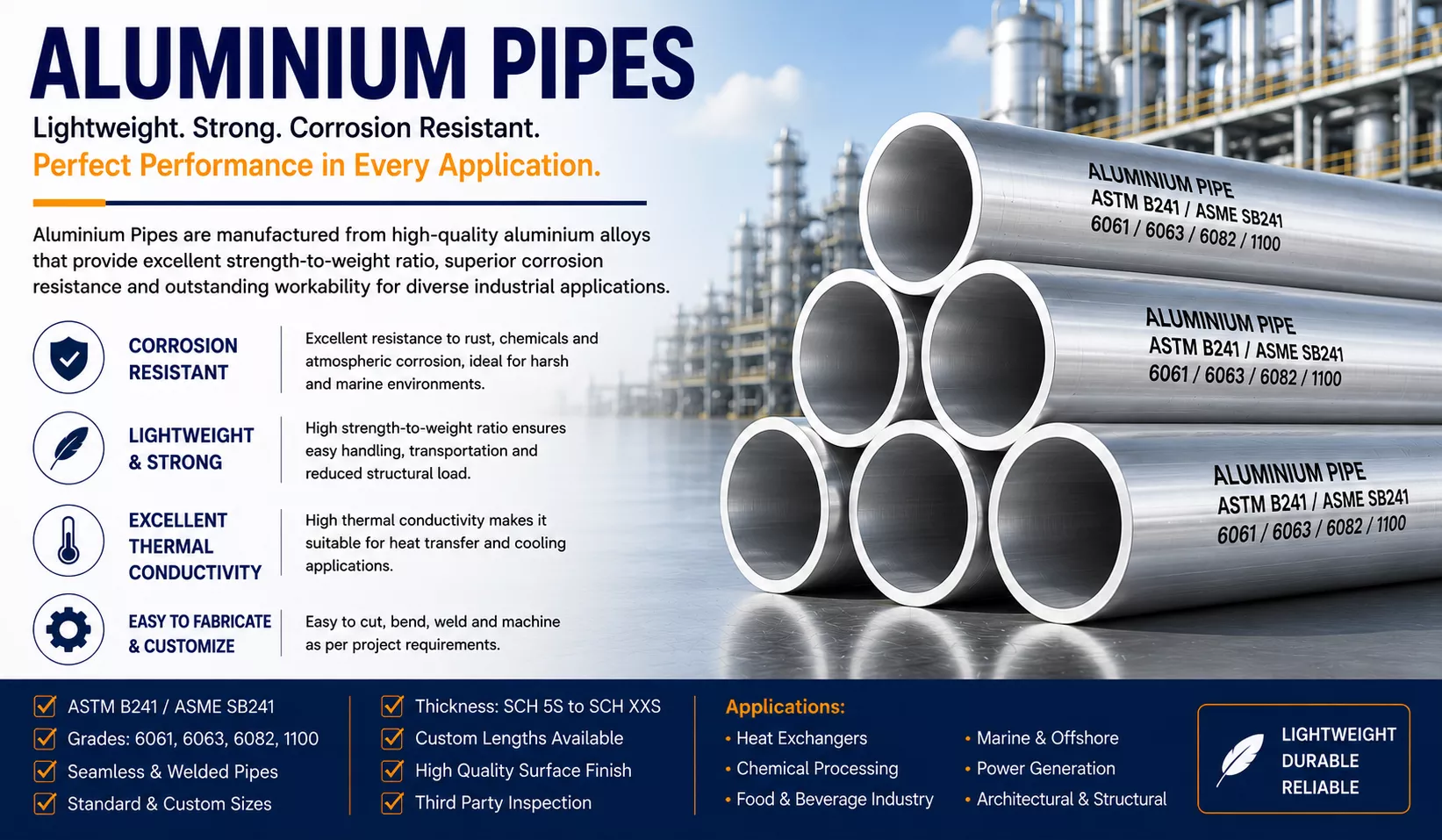 Aluminium Pipes?