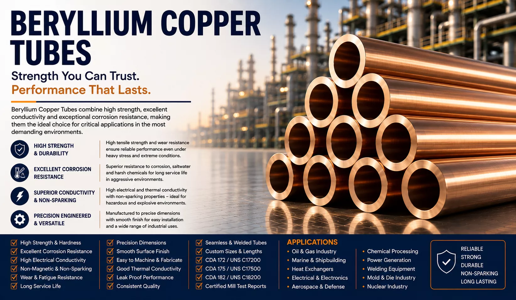 Beryllium Copper Alloy Tube