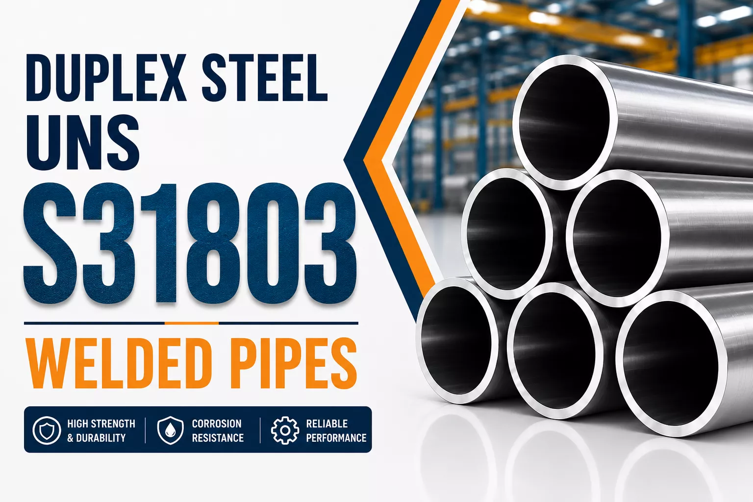 Duplex Steel UNS S31803 Welded Pipes