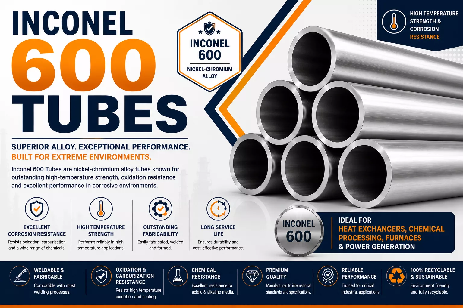 Inconel 600 Tubes