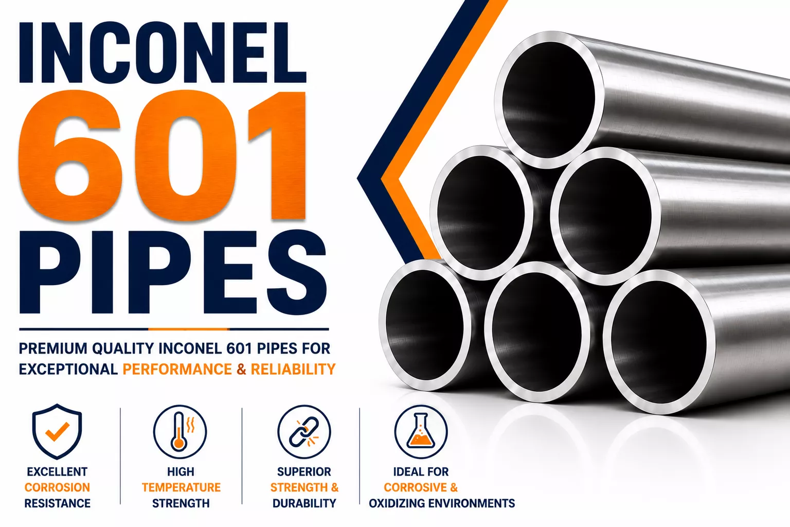Inconel 601 Pipes
