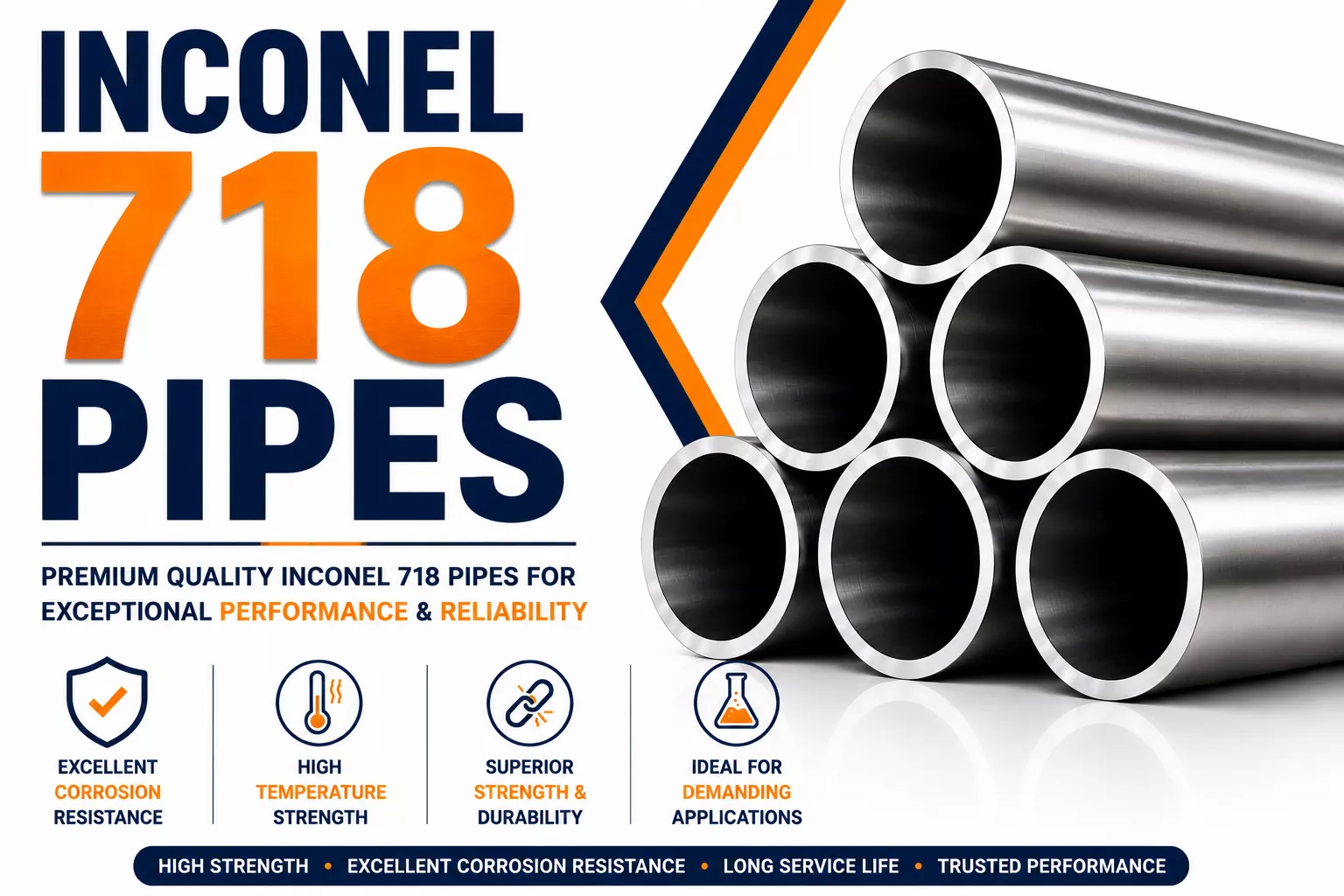 Inconel 718 Pipes