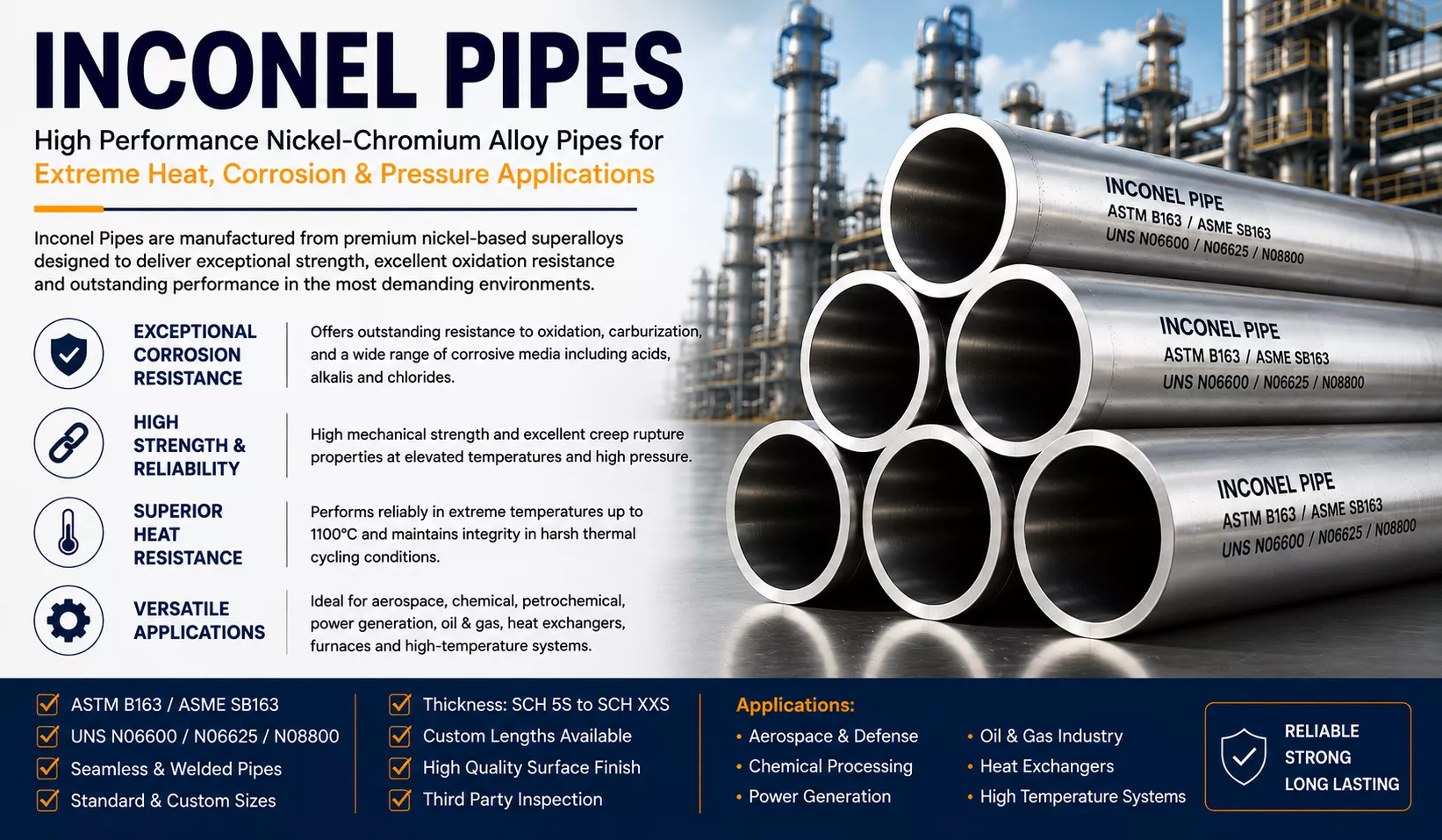 inconel pipes