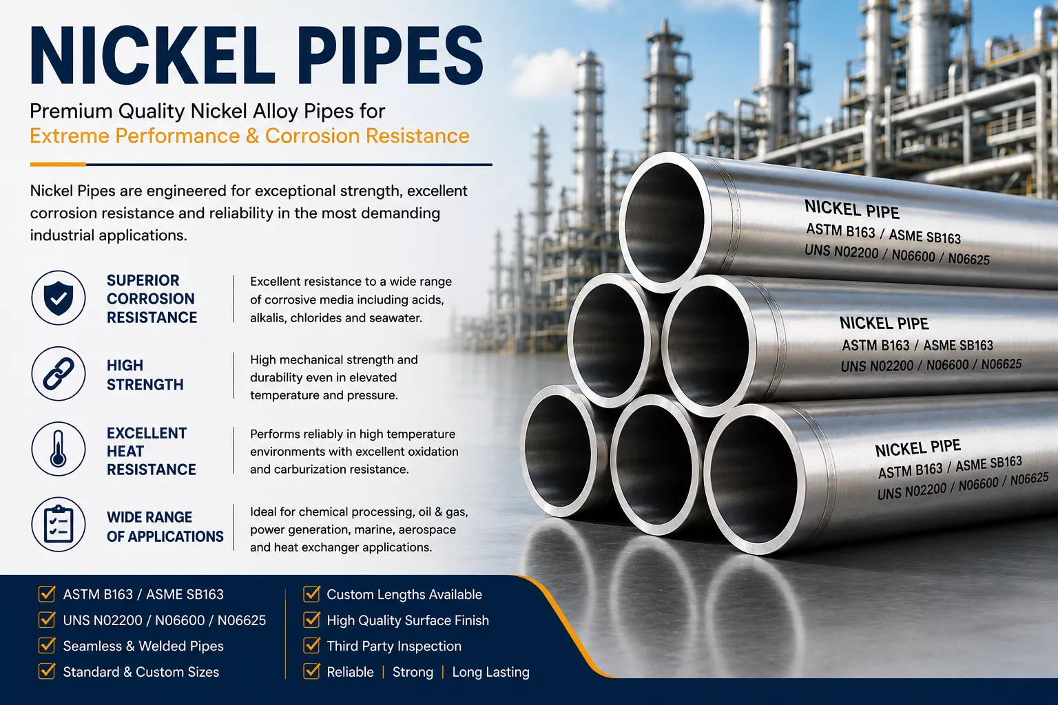 Nickel Pipes