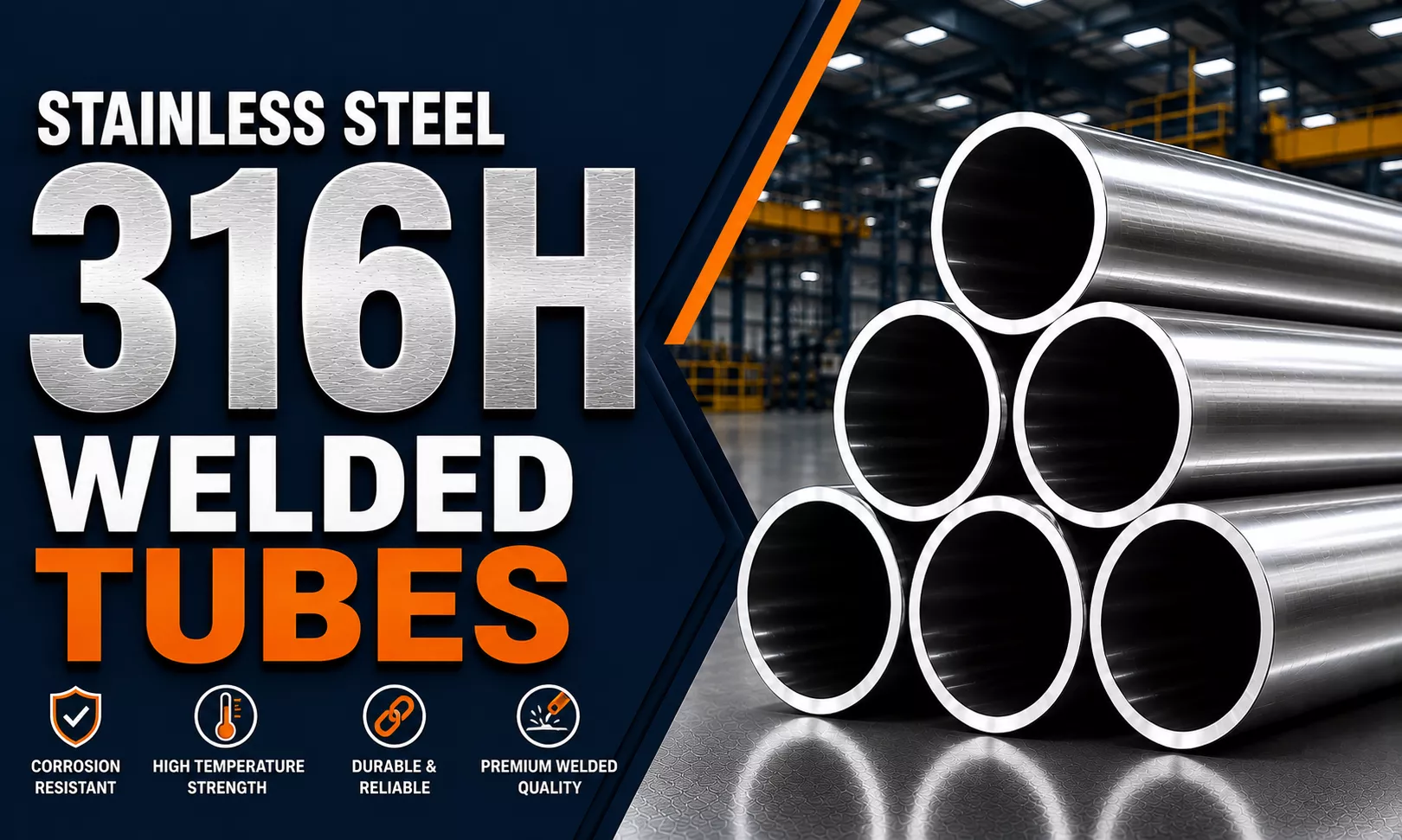 Stainless Steel 316H Welded Tubes