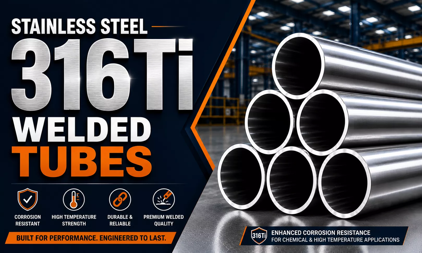 Stainless Steel 316Ti Welded Tubes