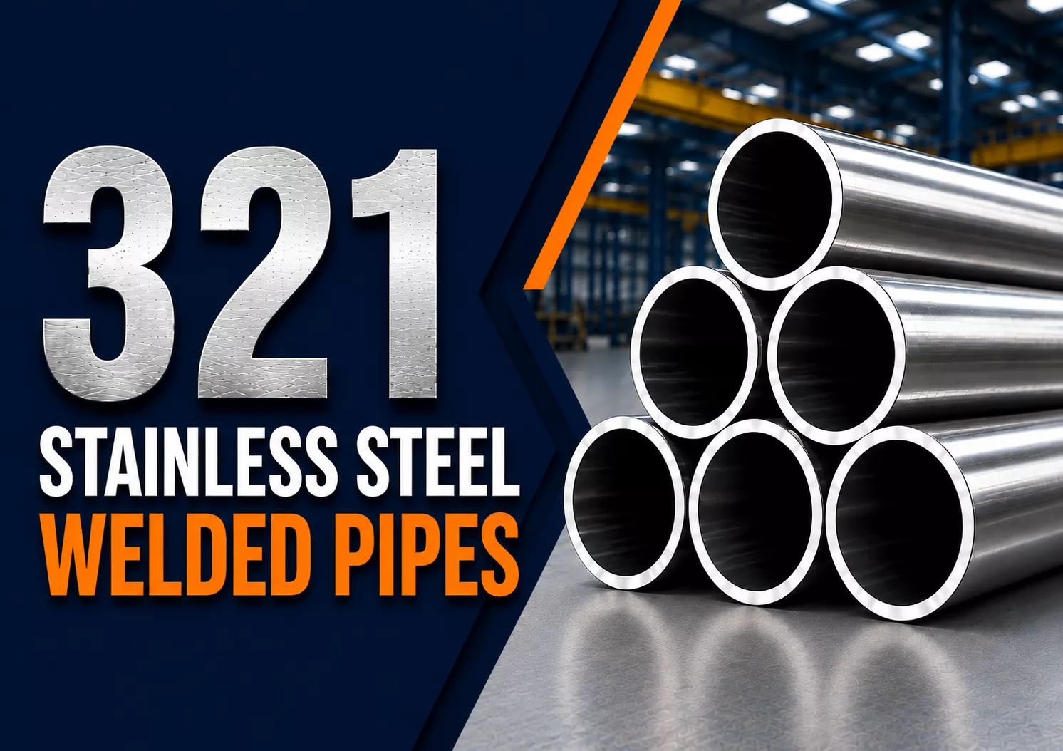 Stainless Steel 321 Welded Pipe