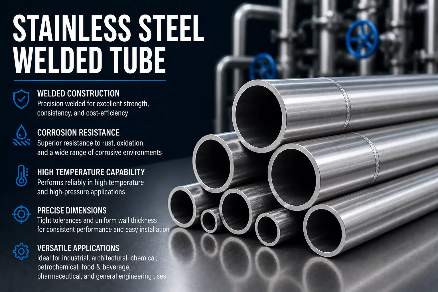 stainless steel welded tubes manufacturer in india